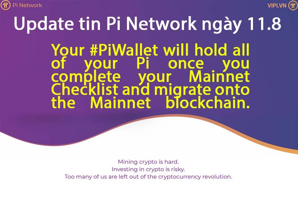Update tin Pi Network ngày 11.8