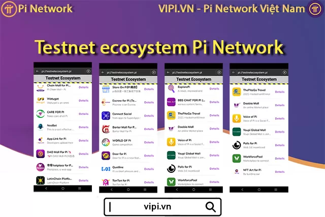 Pi Network Việt Nam - testnet ecosystem pi network